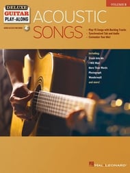 Deluxe Guitar Play-Along, Vol.  3: Acoustic Songs Guitar and Fretted sheet music cover